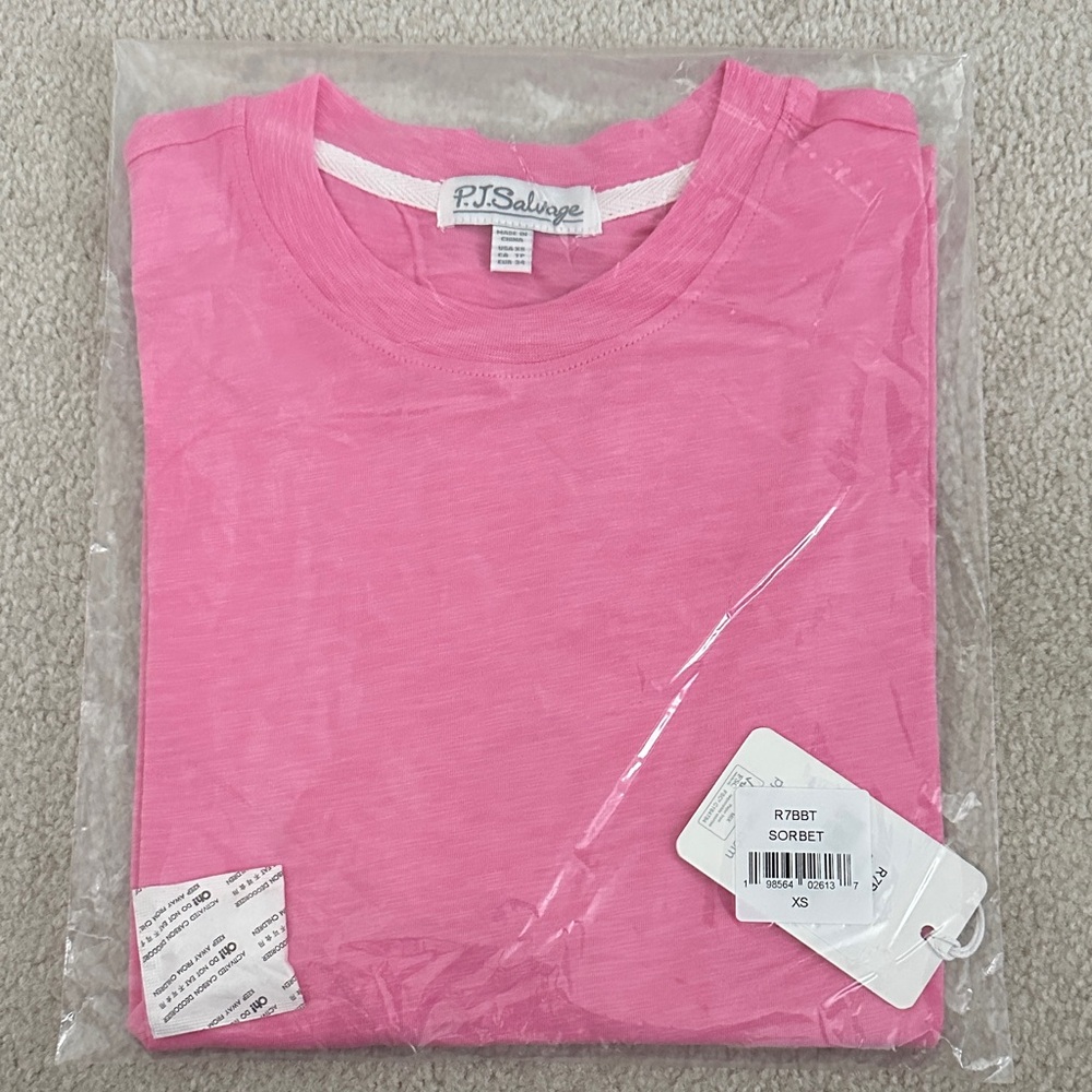 PJ Salvage Back to Basics Short Sleeve Top. - NEW WITH TAGS